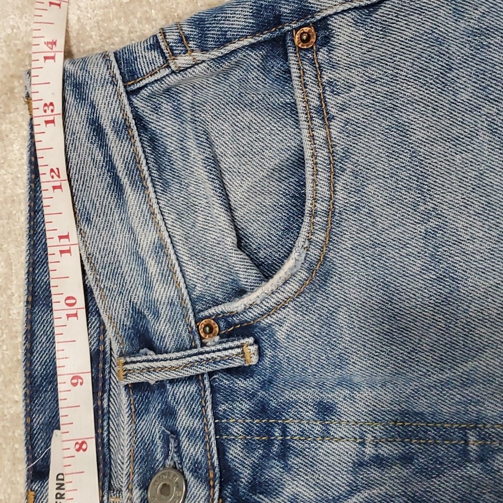 Grlfrnd helena light wash crop jeans  women size 26 - Picture 5 of 15
